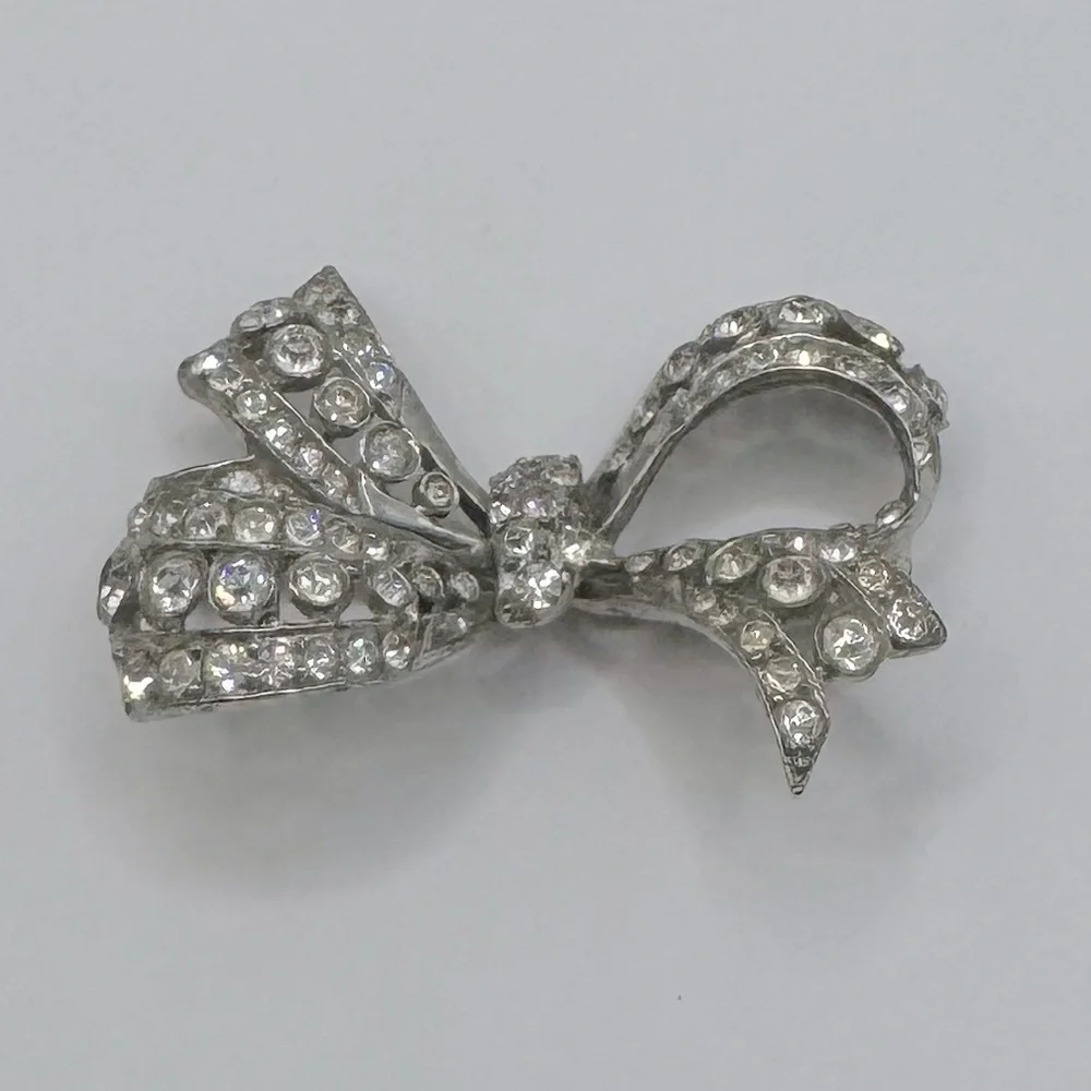 Vintage crystal bow